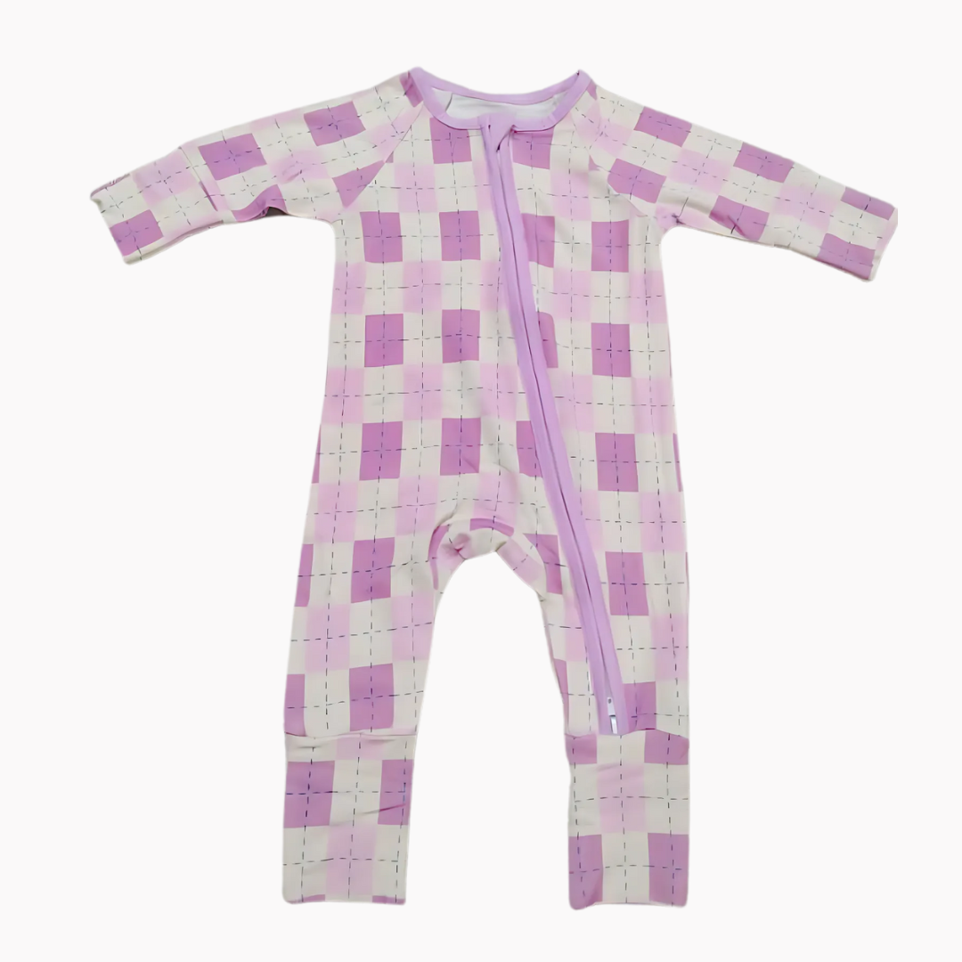Snuggle Squares (Purple/Pink) | Romper Zippie