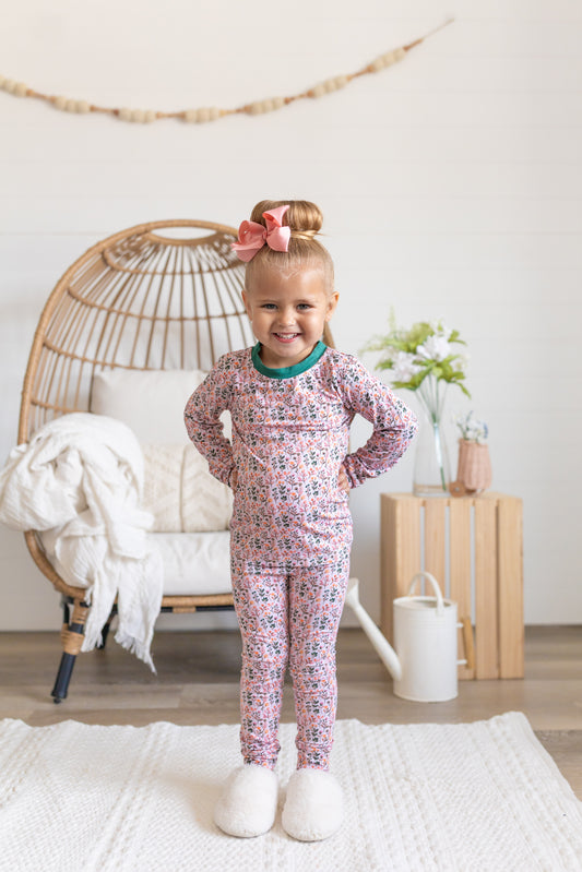 Dusky Wildflower | Two-Piece Pajama Set
