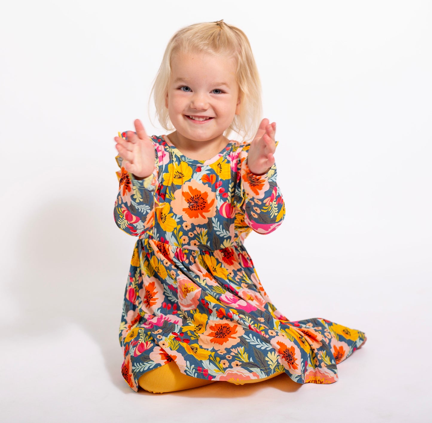 Flower Frenzy | Dress with Pants Set