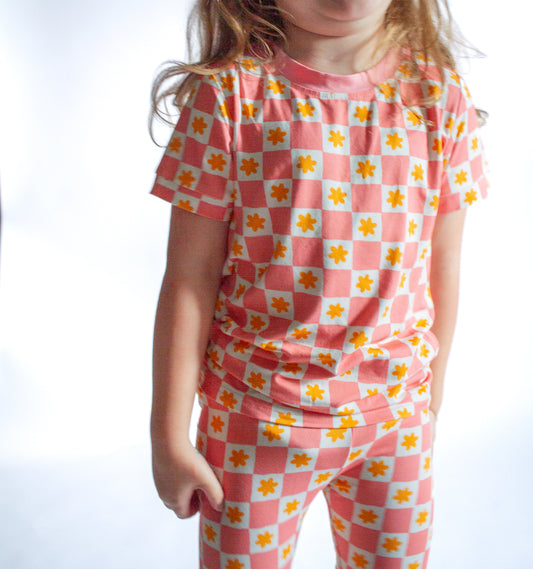 Petal Patchwork | Two-Piece Pajamas Set