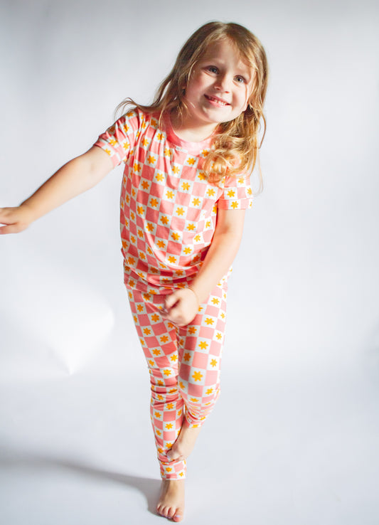Petal Patchwork | Two-Piece Pajamas Set