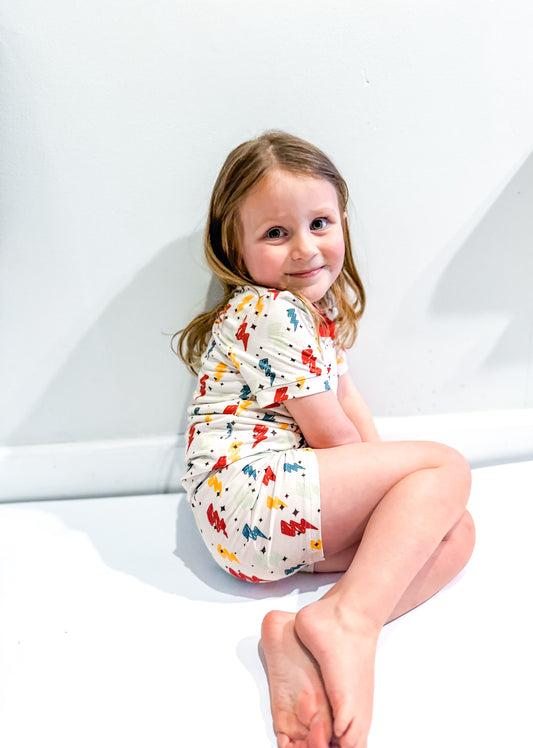 Retro Voltage | Two-Piece Shorts Set