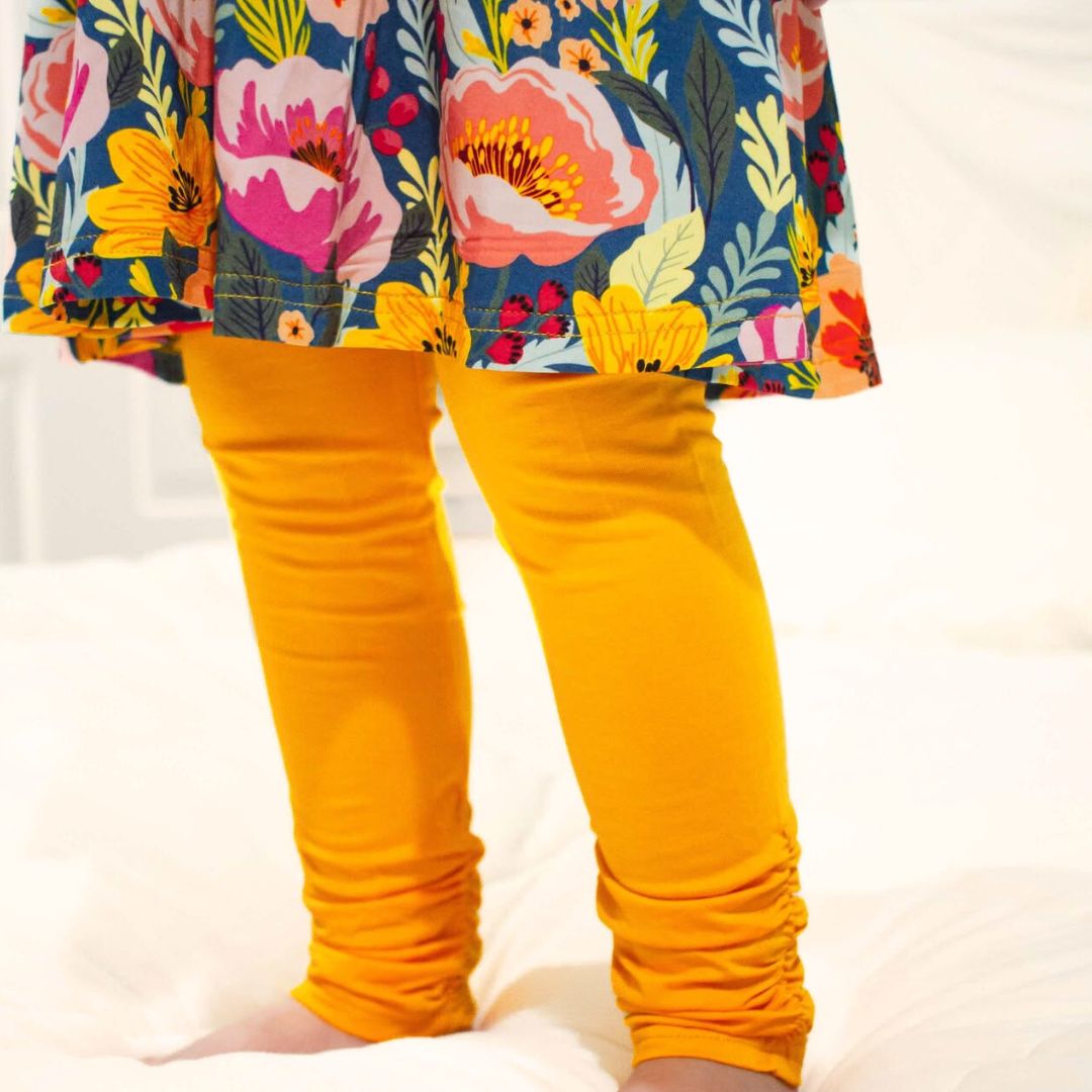 Flower Frenzy | Dress Set w/ Leggings