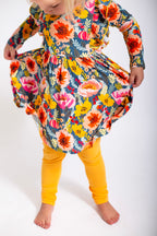 Flower Frenzy | Dress Set w/ Leggings