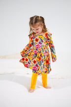 Flower Frenzy | Dress Set w/ Leggings