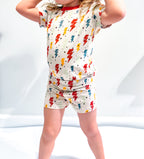Retro Voltage | Two-Piece Shorts Set